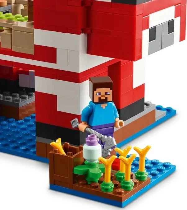 Set LEGO Minecraft 21270 Mooshroom House