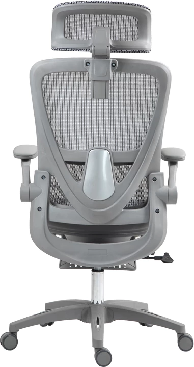 Karrige pune menaxheri Zenyk, rrjetë speciale, e zezë dhe e bardhë, 63x70x126cm