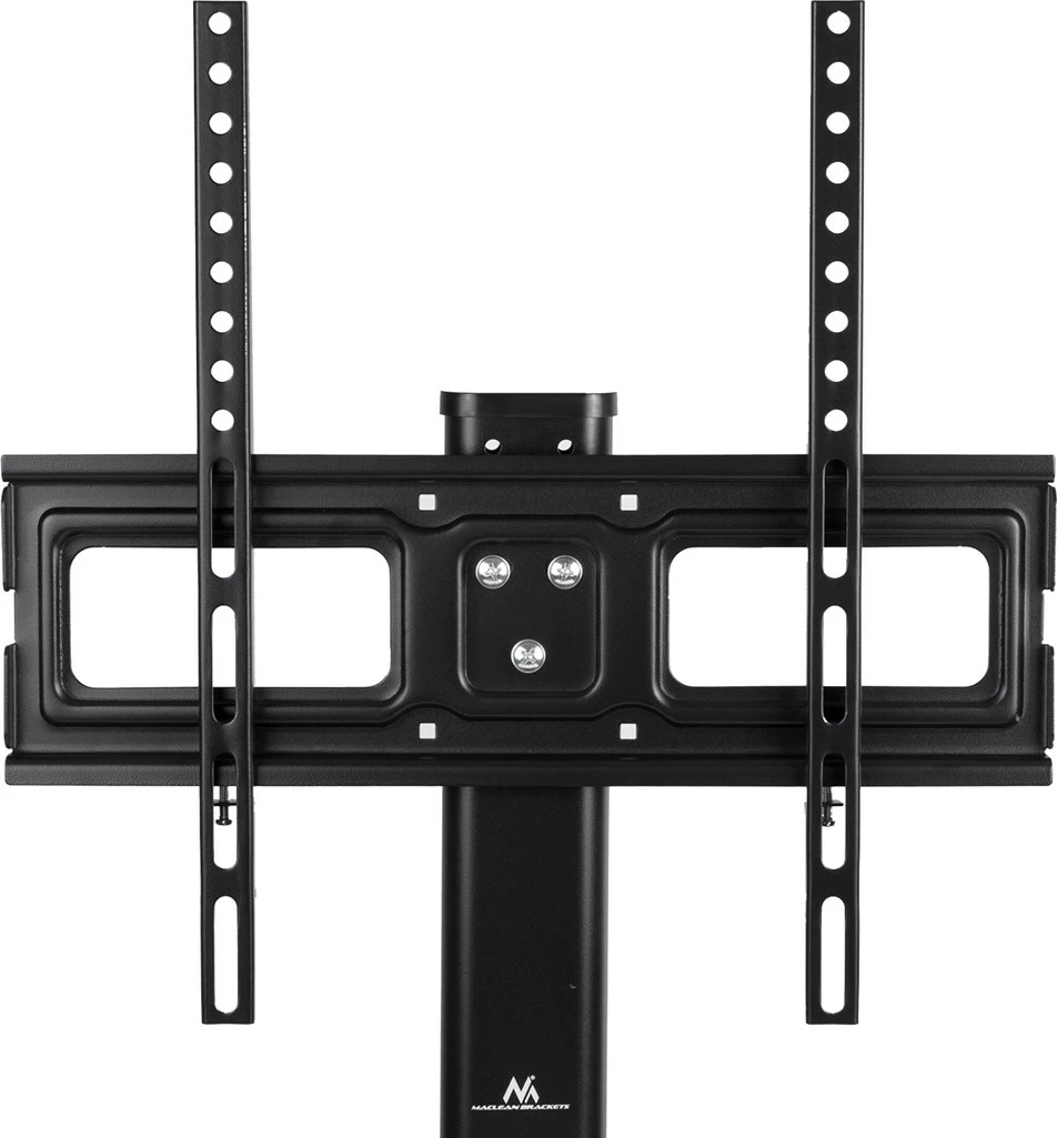Mbajtës universal për TV Maclean MC-450, për tavolinë, deri 65 inç, xham i temperuar, i zi