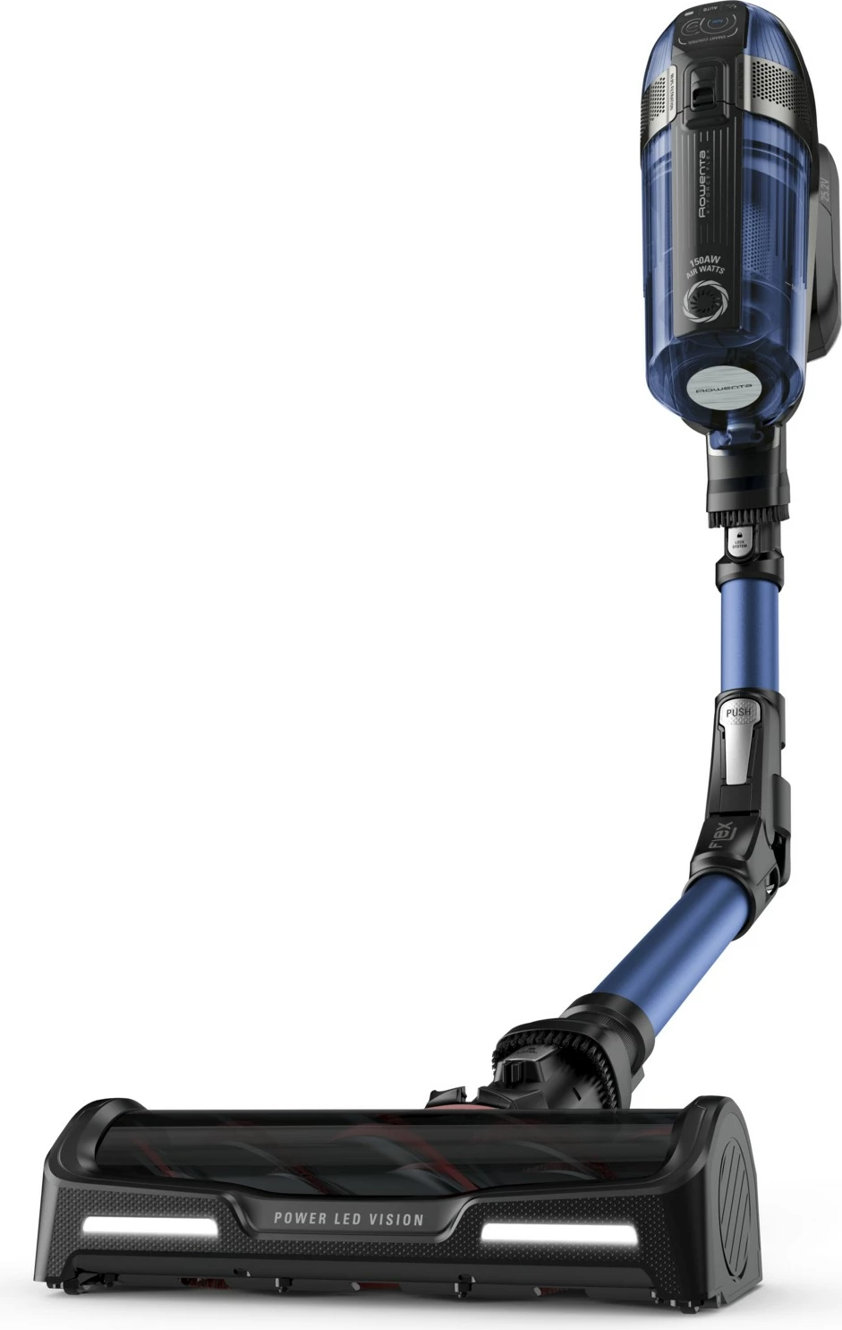 Fshesë me korrent pa kabllo Rowenta X-Force Flex 12.60 Aqua RH98C0WO, blu/zezë