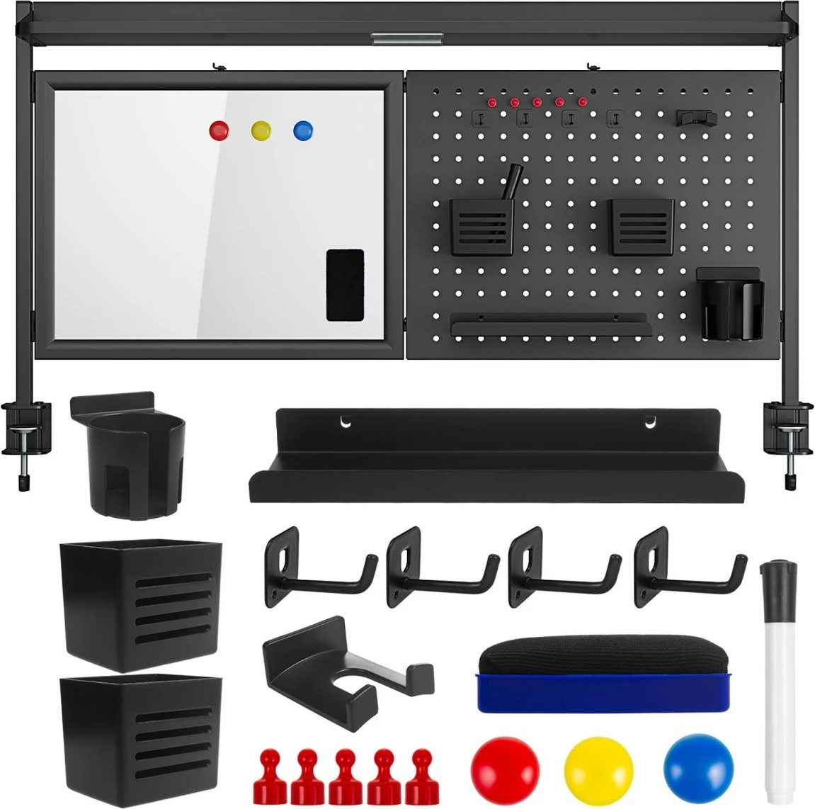 Ndarës tavoline Ergo Office ER-301B me aksesorë, i zi