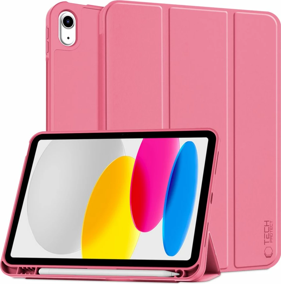 Mbështjellës Tech-Protect SC Pen për iPad 10 (2022), Rozë