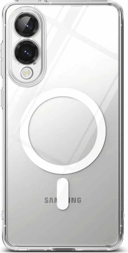 Mbështjellës Ringke Fusion Magnetic MagSafe për Samsung Galaxy S25 Edge, Transparent