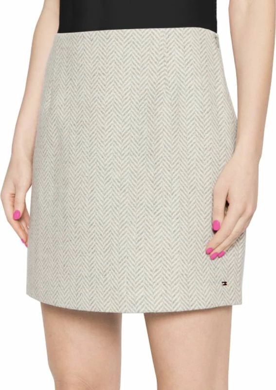 Fustan Tommy Hilfiger, modeli Wool Blend, për femra