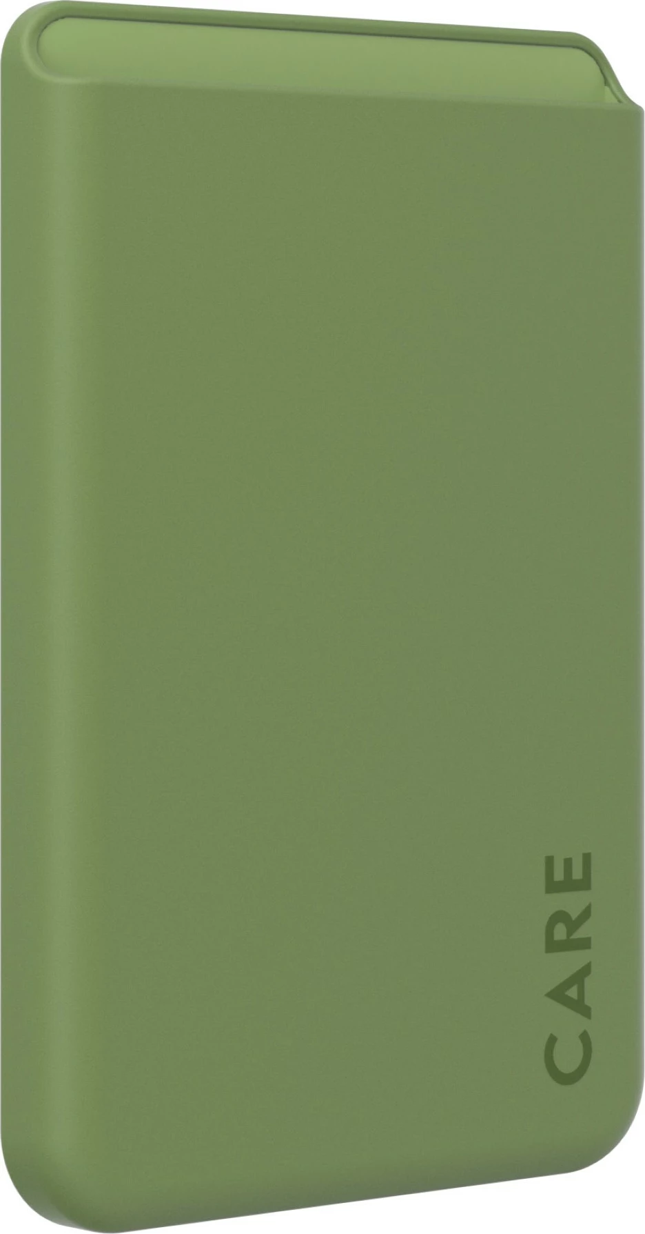 Mbështjellës kartash PanzerGlass CARE për iPhone, silikon, i gjelbër