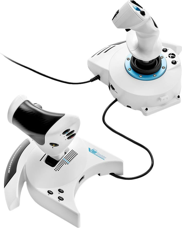 Joystick Thrustmaster T.Flight Hotas One Microsoft Flight Simulator Edition, i bardhë