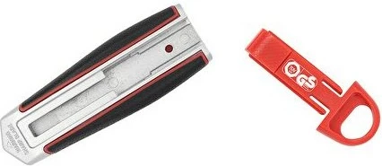 Cutter WEDO Safety Long Blade, 60x19mm, inox, zi/kuqe