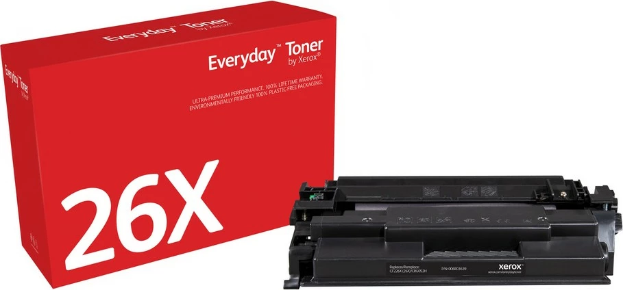 Toner Xerox Everyday 006R03639, alternativ për HP 26X CF226X, e zezë
