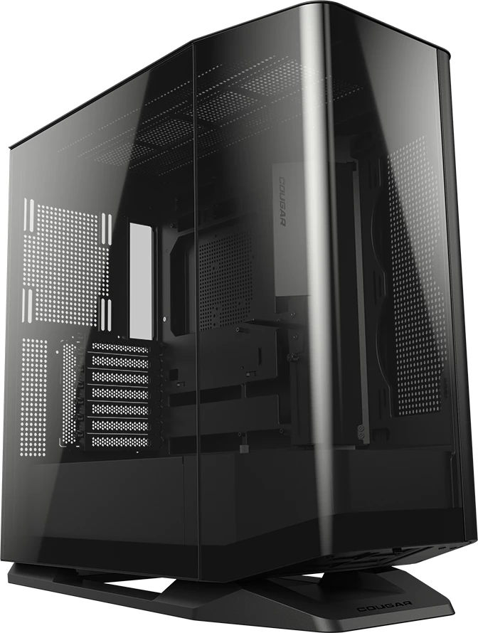 Kasë COUGAR FV270 mid tower, tempered glass, ATX, RGB, e zezë