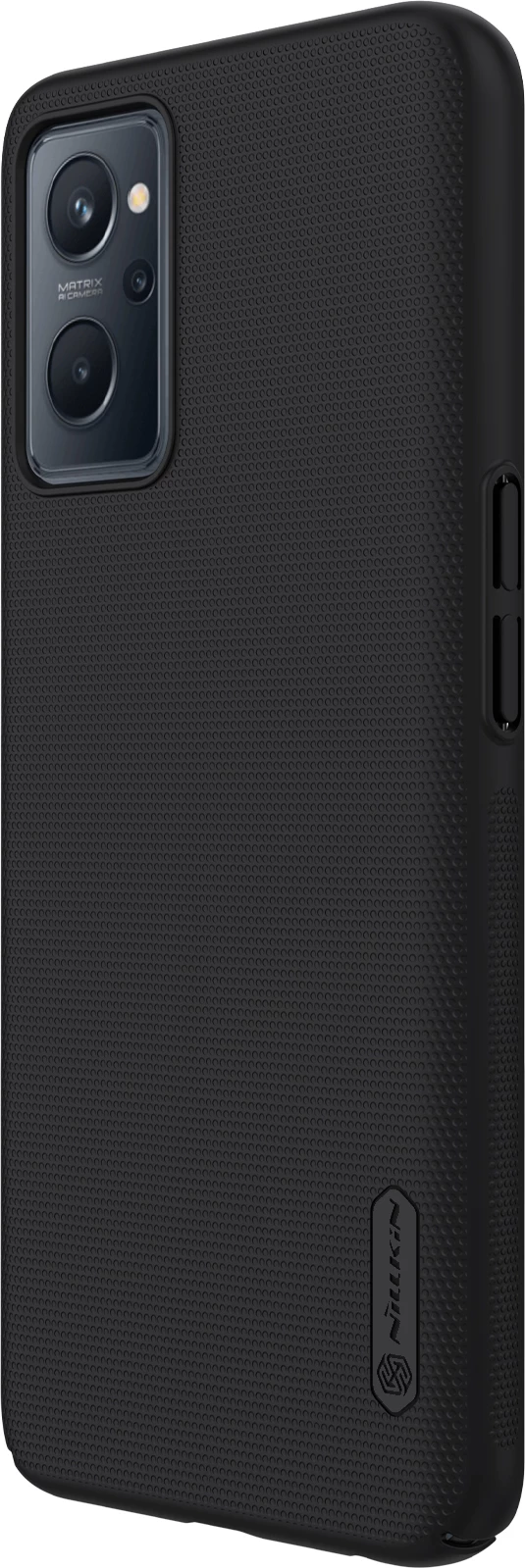 Mbështjellës Nillkin Super Frosted Shield për Realme 9i, i zi