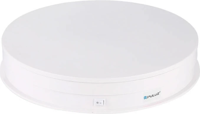 Qëndrim rrotullues Puluz PU3049W, 30 cm, i bardhë