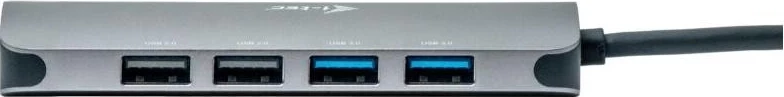Hub i-tec USB-C Metal Nano 2x HDMI PD100W, argjendtë