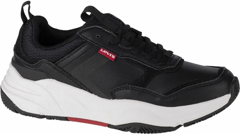 Këpucë të ulëta Levi's për femra, të zeza