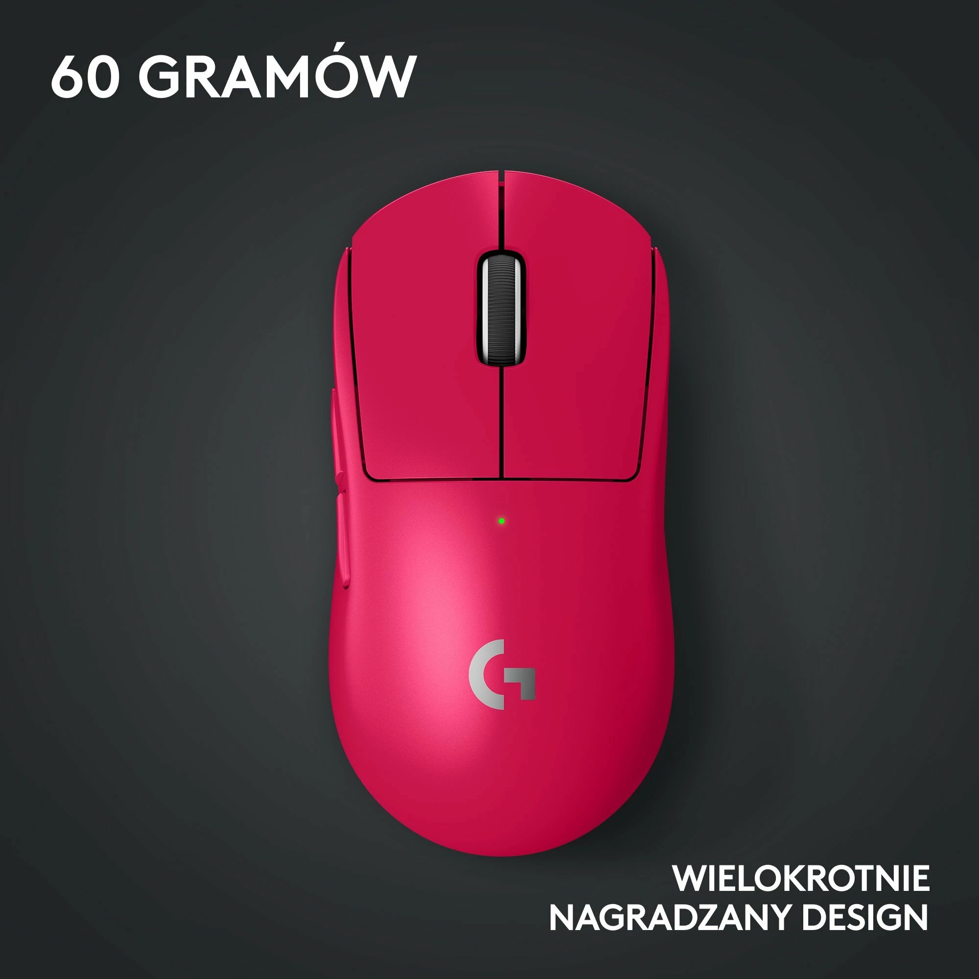 Maus Logitech G PRO X SuperLight 2 910-006797, wireless, 32000 DPI, 60 g, Pink