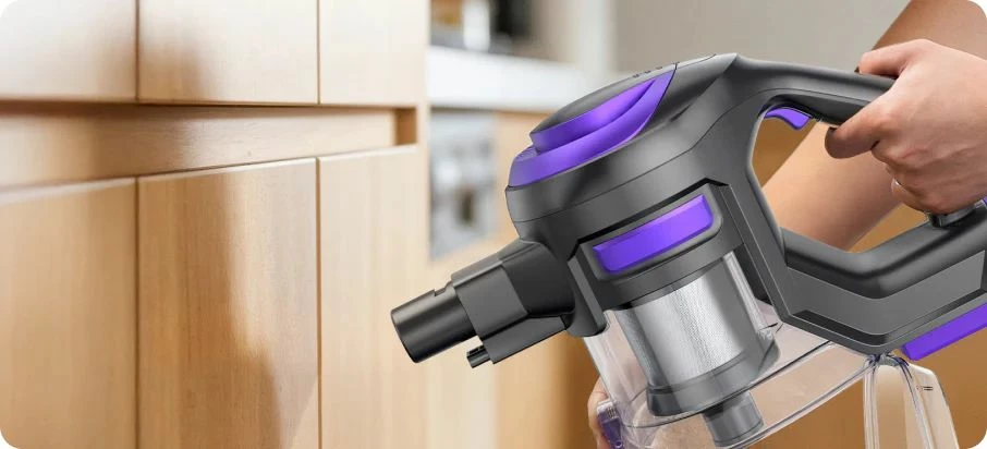 Fshesë me bateri Yaber L10 56AW, 170W, HEPA, 0.6L, 1.3kg, vjollcë/zezë