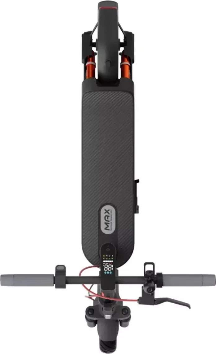 Trotinet elektrik, Xiaomi 5 Max GL, 60 km autonomi, 1000 W, 25 km/h, 10" goma tubeless, i palosshëm, i zi