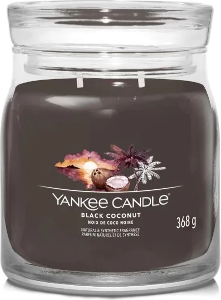 Qiri aromatik Yankee Candle Black Coconut 368g