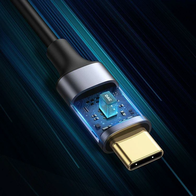 Kabllo audio USB-C në 2xRCA Ugreen CM451 (UGR1184BLK) 1.5 m, gri, 1 copë