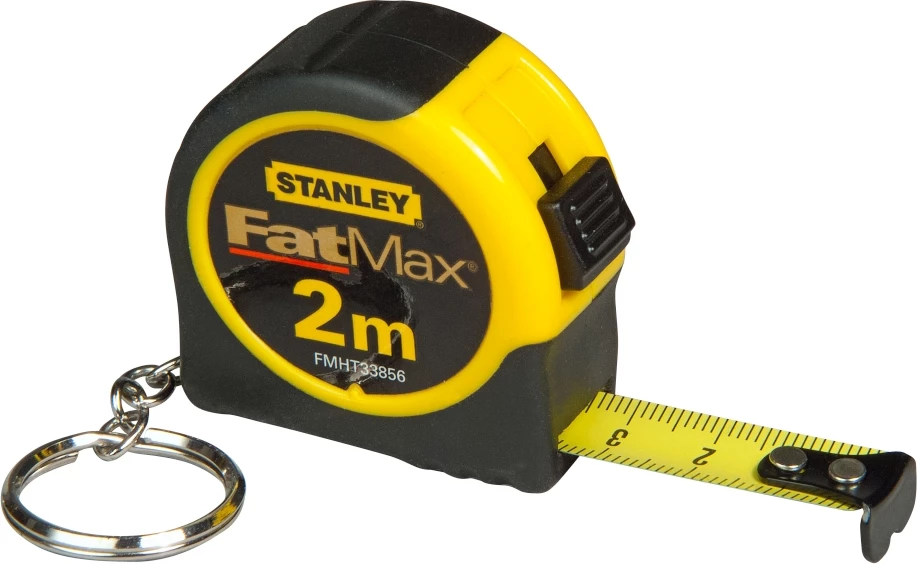 Metër shirit Stanley Fatmax FMHT1-33856 2 m, 13 mm, me unazë çelësash, 36 copë, e verdhë/zezë
