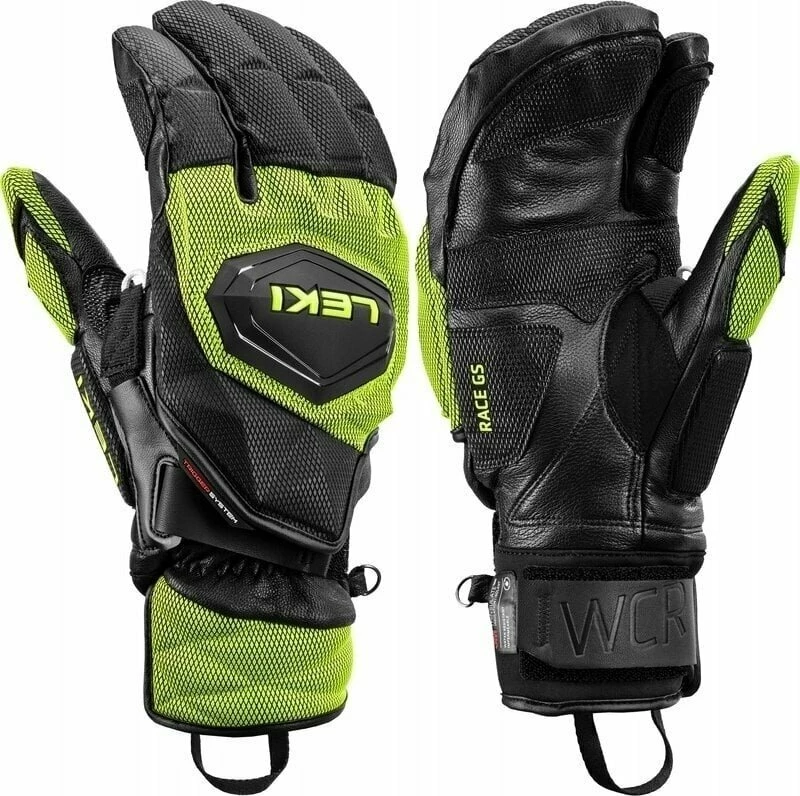 Dorëza skijimi Leki WCR Venom GS 3D Lobster, madhësia 10, Trigger 3D, zi/jeshile