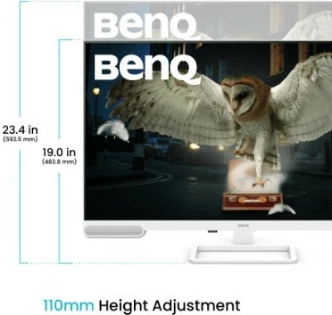 Monitor BenQ EW3290U, 32 inç, 4K, IPS, Bardhë