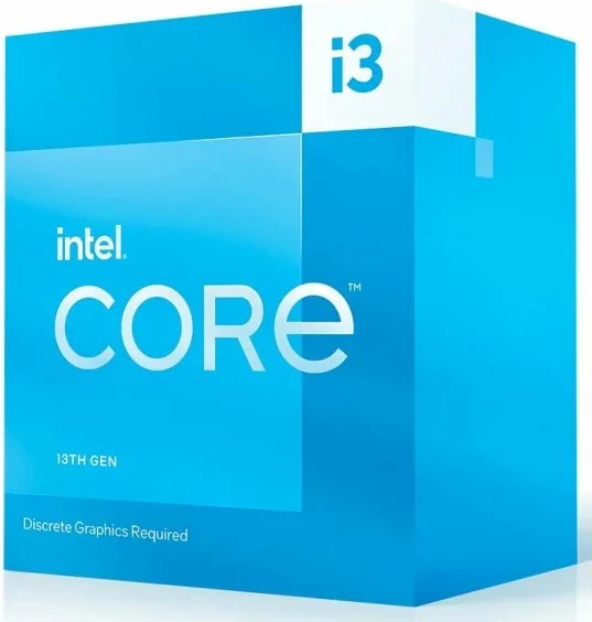 Procesor Intel Core i3-13100F, 4 bërthama/8 fije, 3.4 GHz, 12 MB, LGA1700, BOX (BX8071513100F)