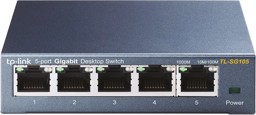 Ndërprerës TP-Link, me 5 porte 10/100/1000Mbps