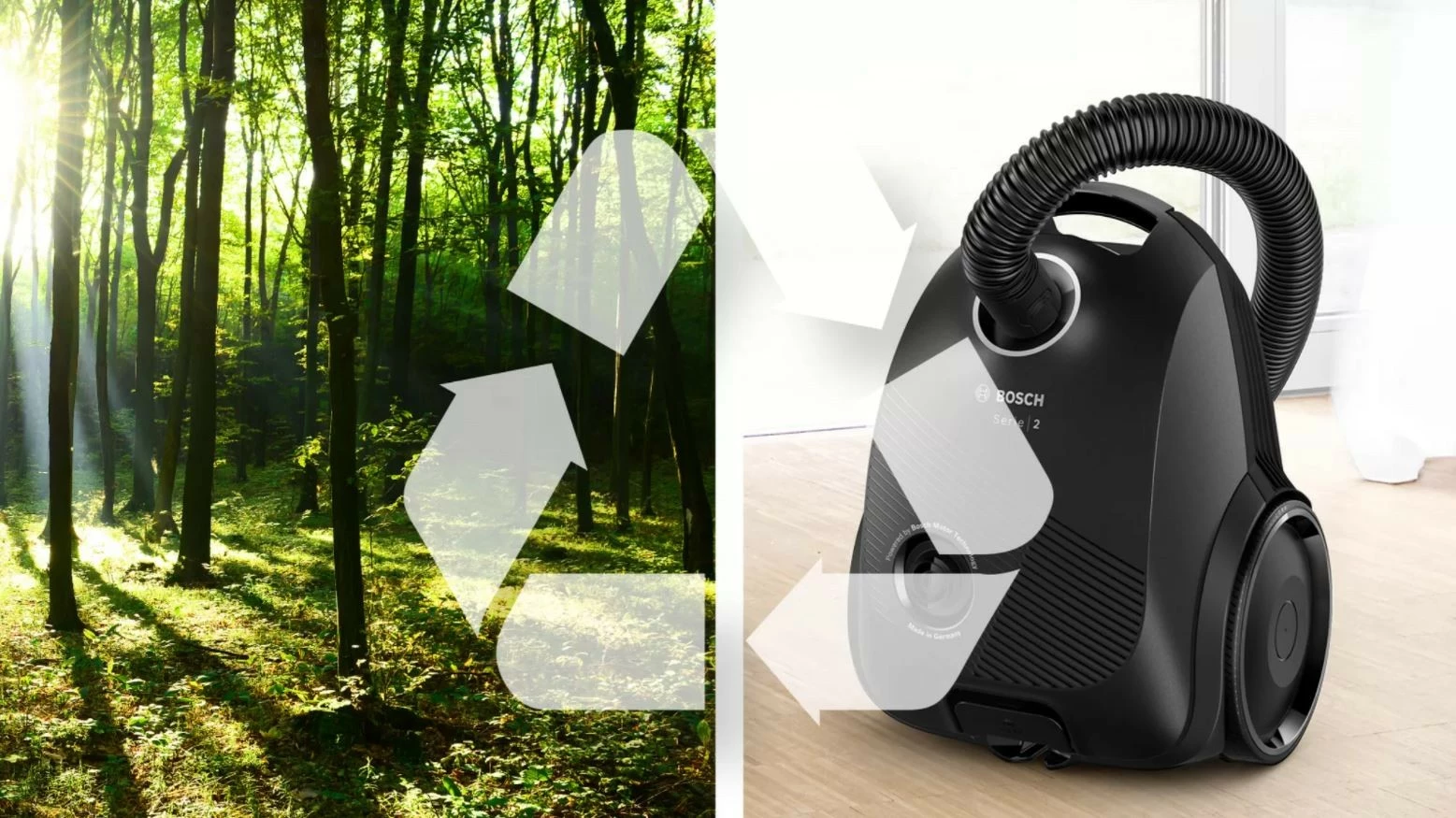 Fshesë me korrent Bosch BGBS2LB1, me qese, 3.5L, e zezë