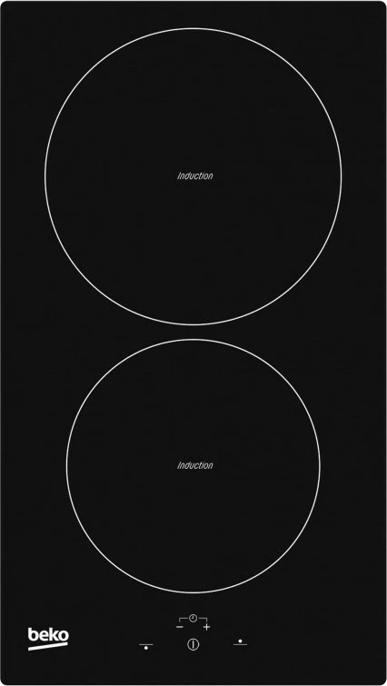 Pllakë induksioni Beko HDMI32400DT, 30cm, 2 zona, Touch, E zezë