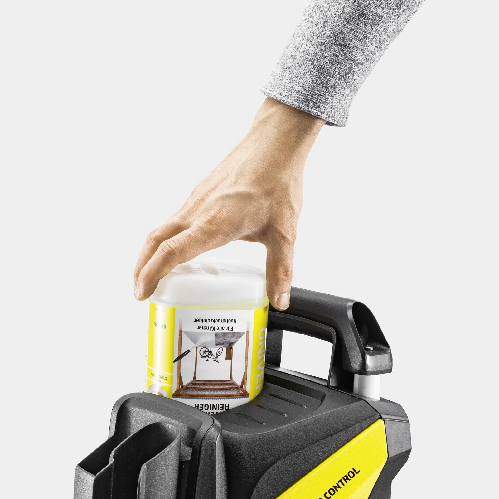 Pastrues me presion të lartë, Karcher K7 Smart Control (1.317-200.0), 180 bar, 3 kW, 10 m zorrë, Bluetooth, verdhë/zezë