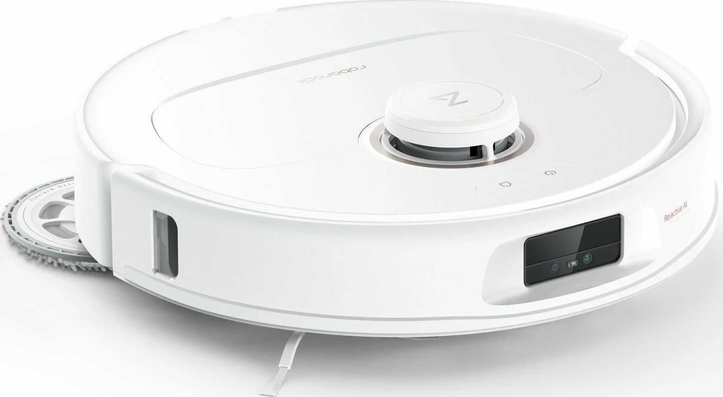 Robot fshesë me korrent Roborock QRevo MaxV 7000Pa me dok zbrazës/larës + mop, Wi‑Fi, 180 min, e bardhë