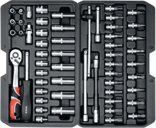 Set i gidore, Yato 56pcs, e zezë