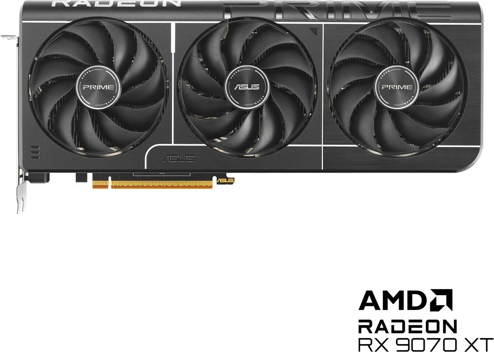 Kartelë grafike ASUS Prime RX 9070 XT, 16 GB GDDR6, E zezë