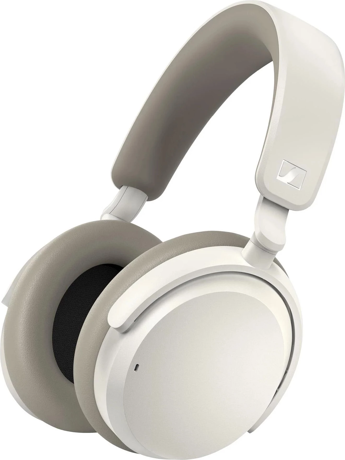 Kufje wireless Sennheiser ACCENTUM, ANC hibrid, bateri deri 50 orë, me mikrofon, të bardha