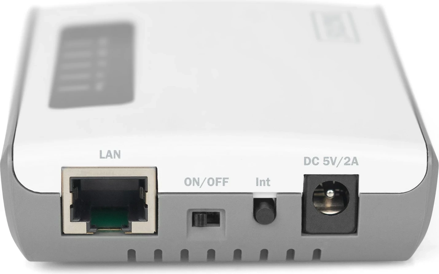 Server rrjeti multi-funksional DIGITUS 2 Port USB 2.0, 300 Mbps, i bardhë