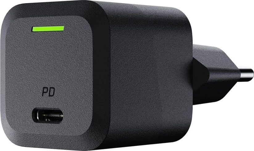 USB Charger Green Cell PowerGaN 33 W PD 3.0 QC 3.0 1x USB-C black