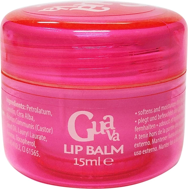 Balsam për buzë Body Resort me shije guave rozë për femra, 15ml