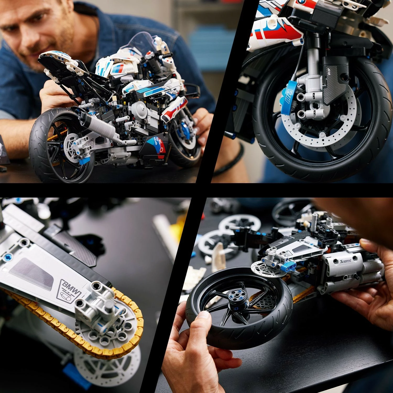 Set ndërtimi LEGO Technic BMW M 1000 RR, 1921 pjesë, shumëngjyrësh