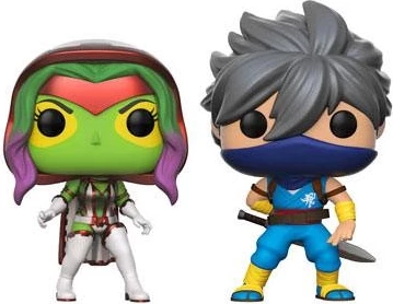 Figurinë koleksionuese Funko POP! 2-Pack Capcom vs. Marvel Gamora vs Strider (Player 2)