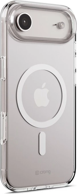 Mbështjellës, CRONG, Clear MAG Cover CRGCLRMIP1766ATRS, për iPhone Air, magnet MagSafe i integruar, polikarbon + TPU, transparent