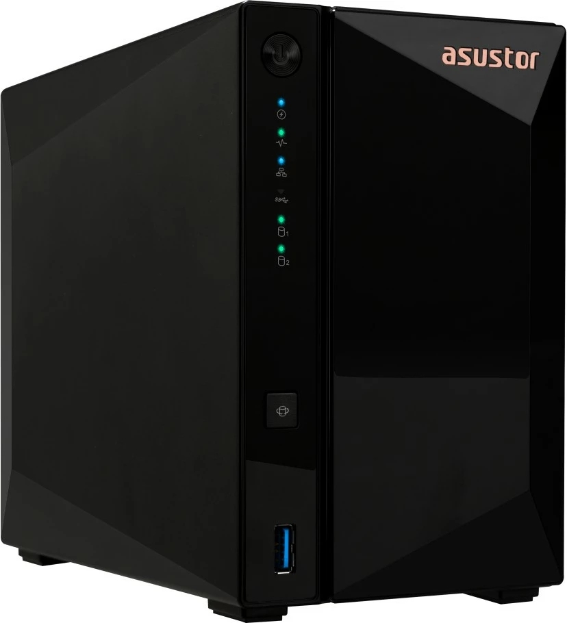 NAS Asustor DRIVESTOR 2 Pro Gen2 AS3302T v2, Realtek RTD1619B, 2 GB DDR4, ADM