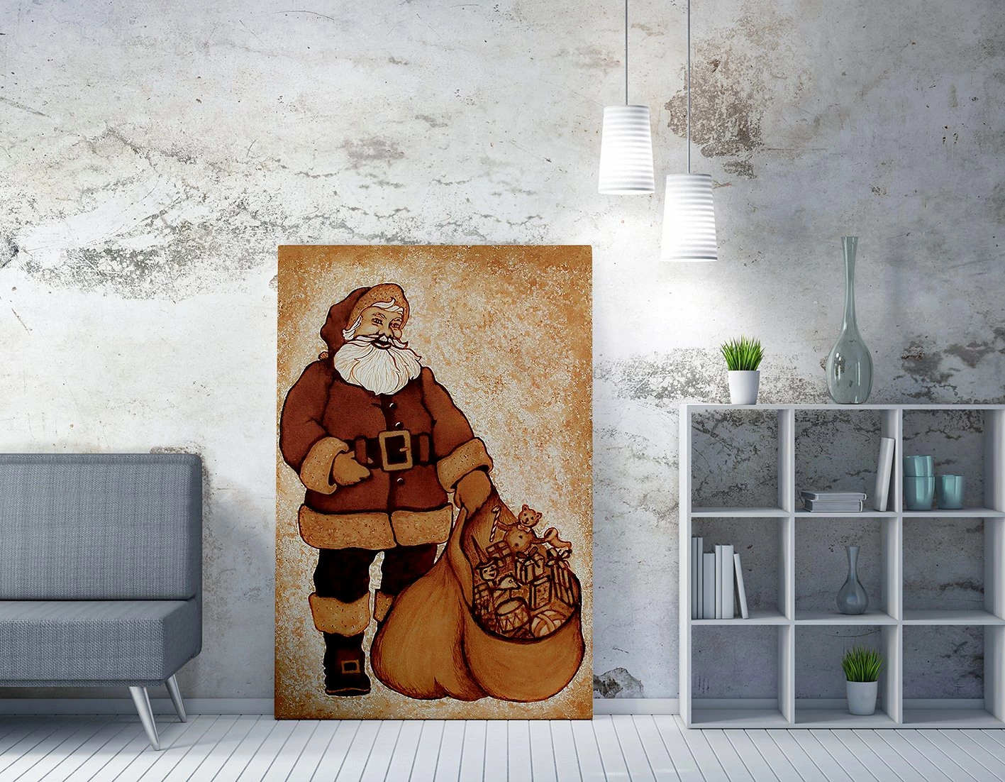 Pikturë dekorative në kanavacë, shumëngjyrëshe, Wallity WY274, 50x70cm