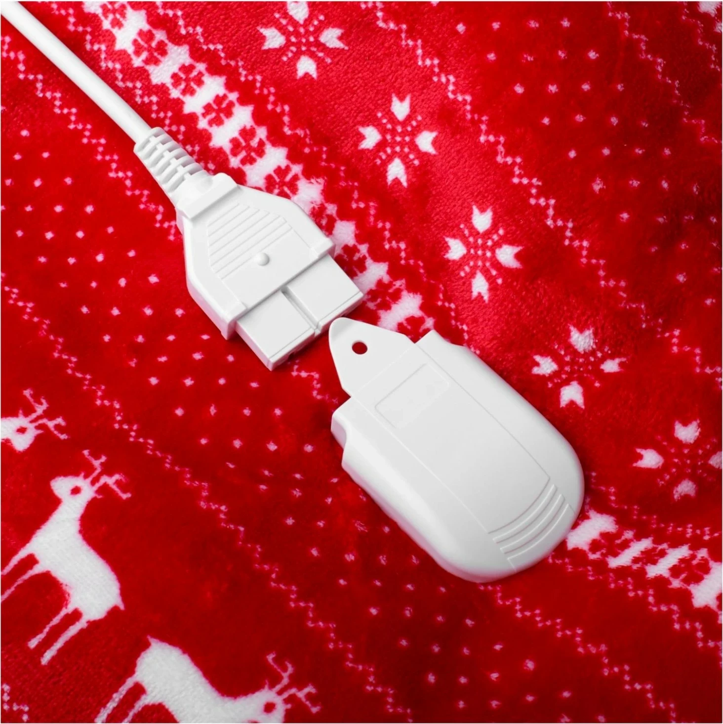 Koc elektrik Camry CR 7441, bardhë-kuq