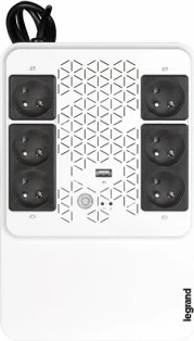 UPS Legrand Keor Multiplug 600 AVR, 310083, 600 VA, 360 W, 6 dalje, zi/bardhë