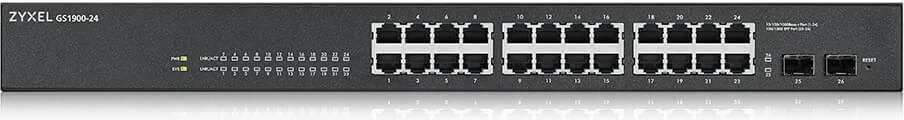 Switch Zyxel GS-1900-24 v2, 1U, i zi