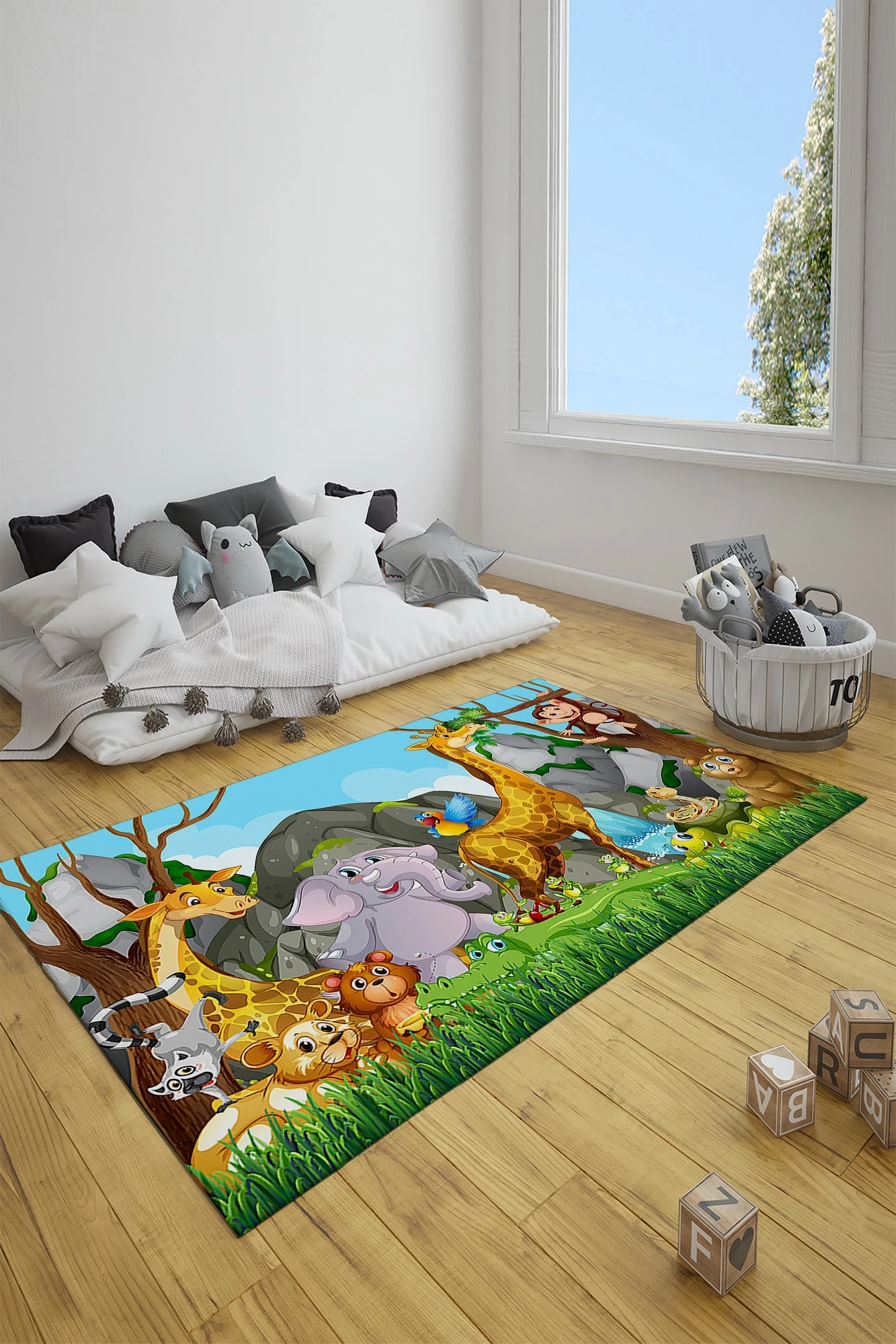 Qilim shumëngjyrësh për fëmijë, 80x300cm, Conceptum Hypnose CT-3004