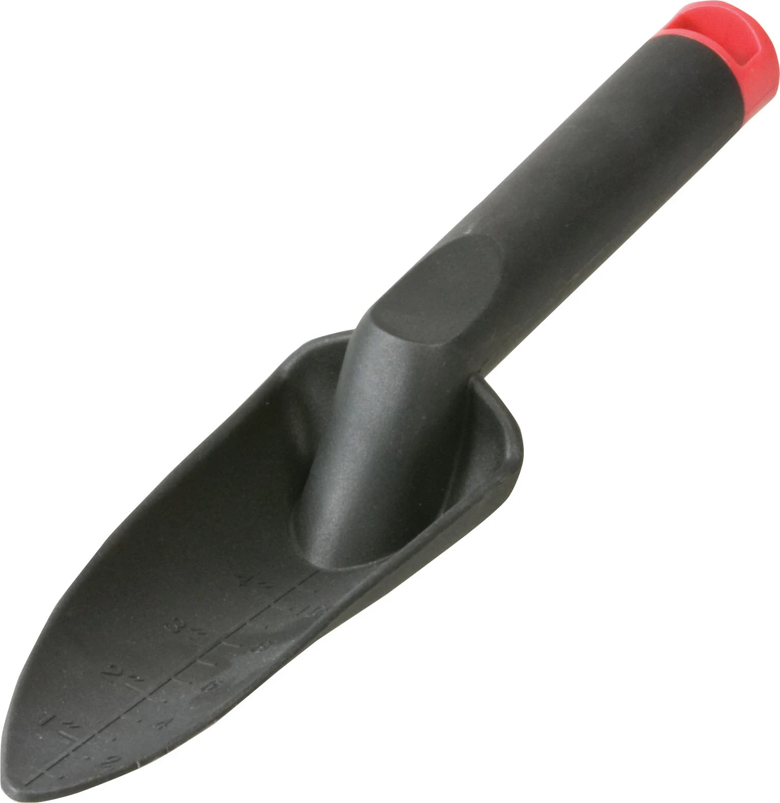 Lopatë dore e ngushtë PROLINE 40061, dorezë fiberglasi, zezë/kuqe