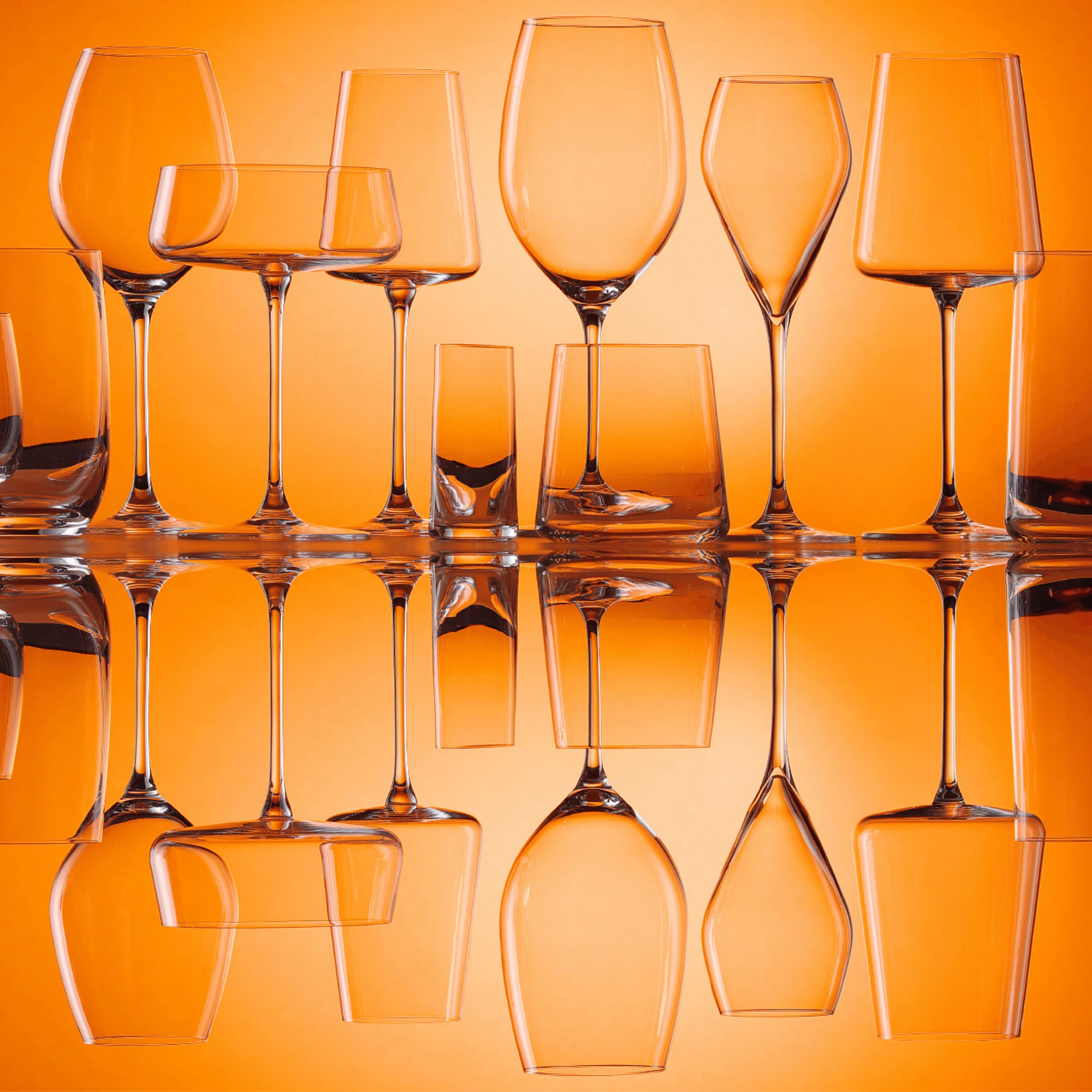 Gotë vere RONA Le Vin Syrah/Pinot Noir 510ml, set 6 copë, transparente