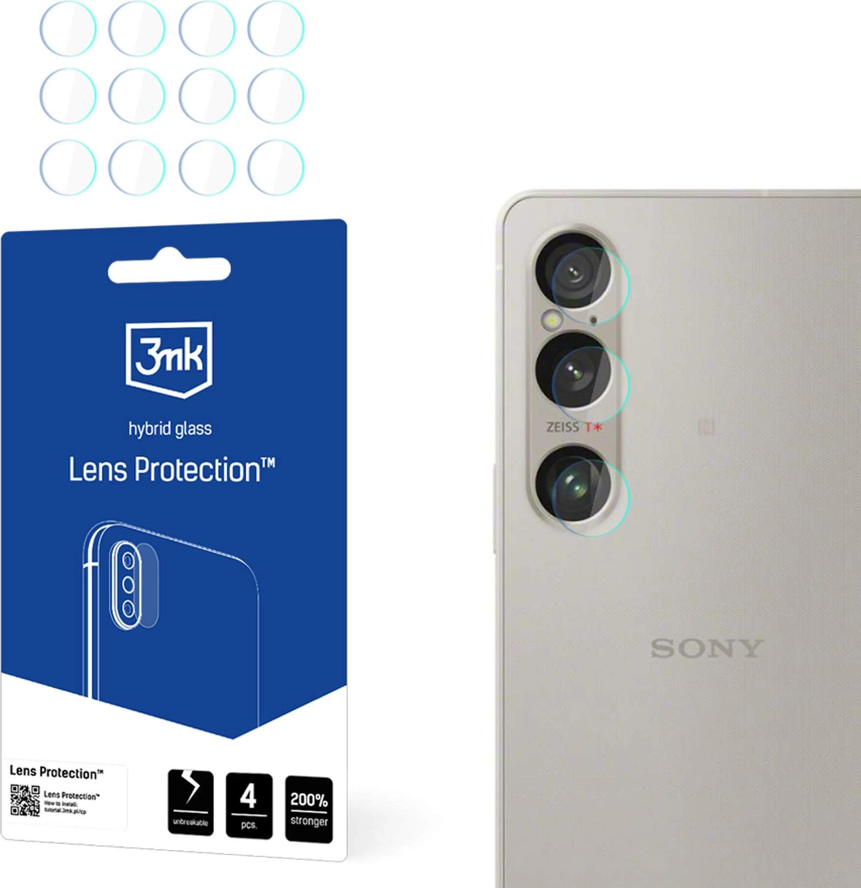 Mbrojtës xhami për kamerë 3mk Protection për Sony Xperia 1 VI
