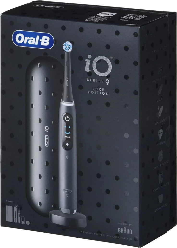 Furçë dhëmbësh Braun Oral-B iO Series 9 Luxe Edition, Black Onyx